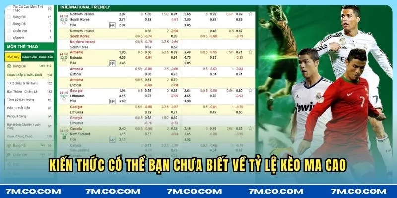 Kiến thức có thể bạn chưa biết về tỷ lệ kèo Ma cao