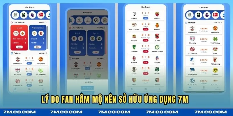 Lý do fan hâm mộ nên sở hữu ứng dụng 7M 