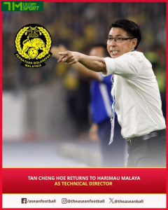 HLV Tan Cheng Hoe trở lại ĐT Malaysia với vai trò GĐKT