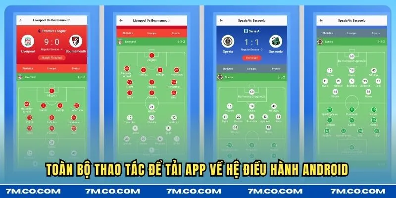 Toàn bộ thao tác để tải app về hệ điều hành Android