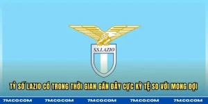 Tỷ số Lazio có trong thời gian gần đây cực kỳ tệ so với mong đợi