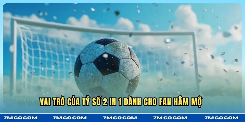 Vai trò của tỉ số 2 in 1 dành cho fan hâm mộ 